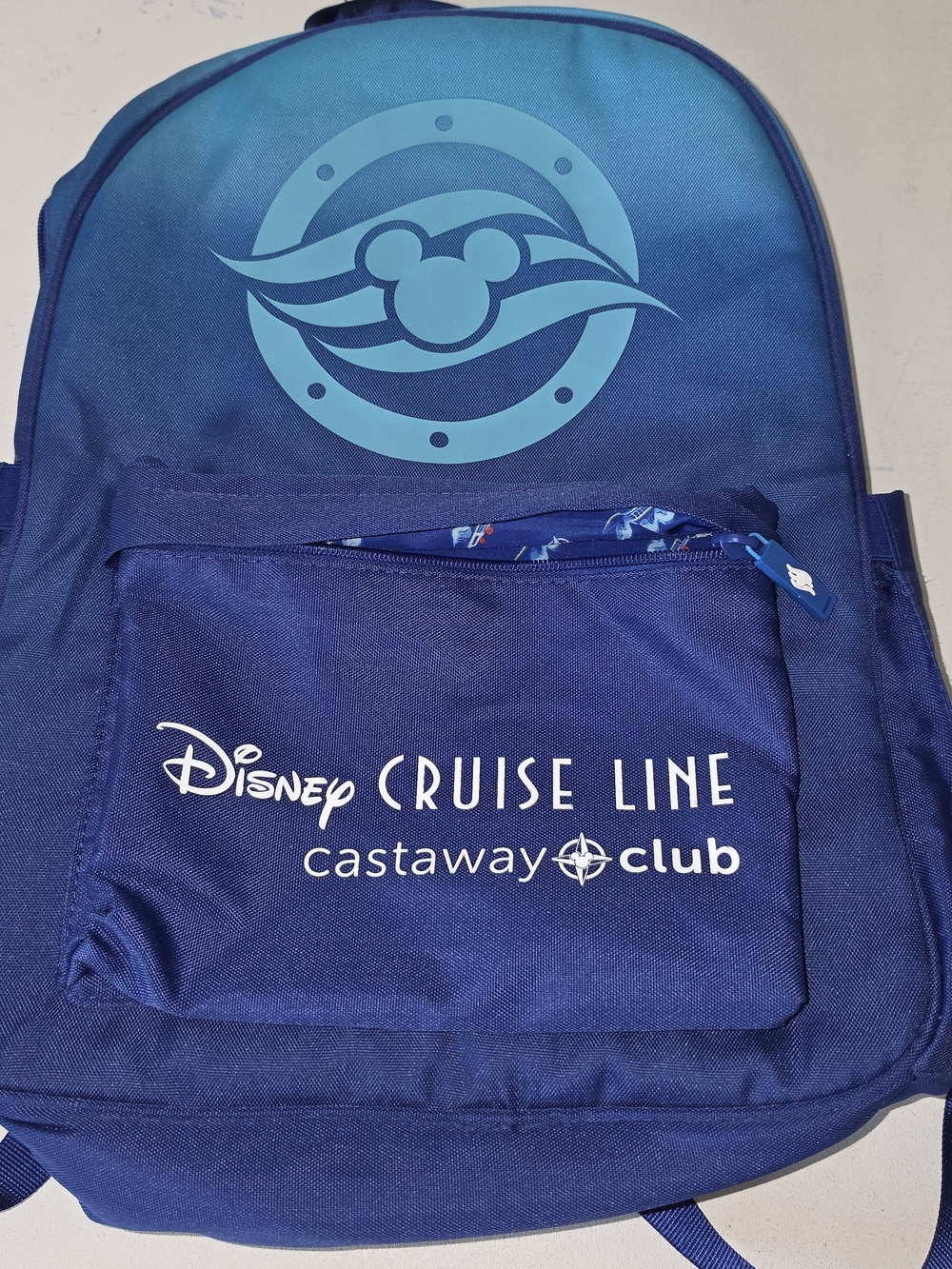 Disney Cruise Line Kids Blue Castaway Club Backpack
